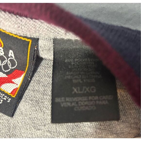 Vintage 1996 Olympics Sweatshirt Adult XL Red Crewneck pullover USA Mens - Picture 7 of 8